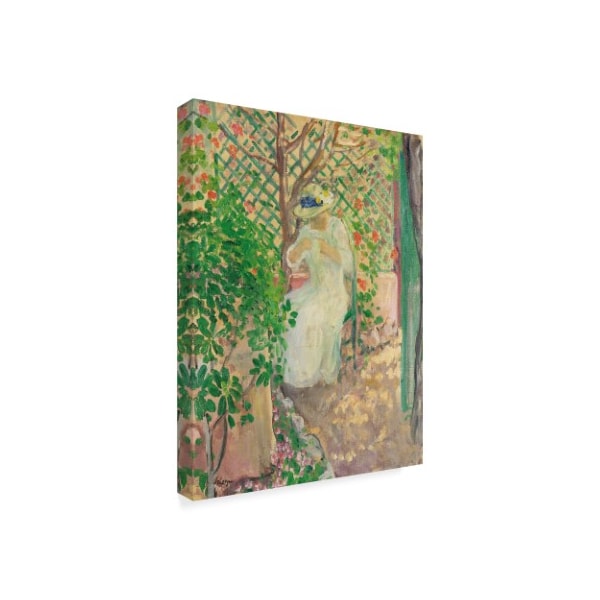 Henri Lebasque 'Marthe Lebasque Dans La Gloriette' Canvas Art,35x47